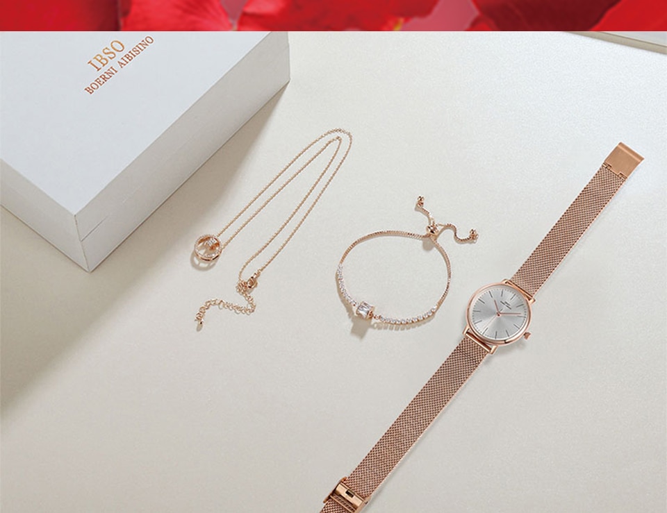 Women's Quartz Watch Gift Set