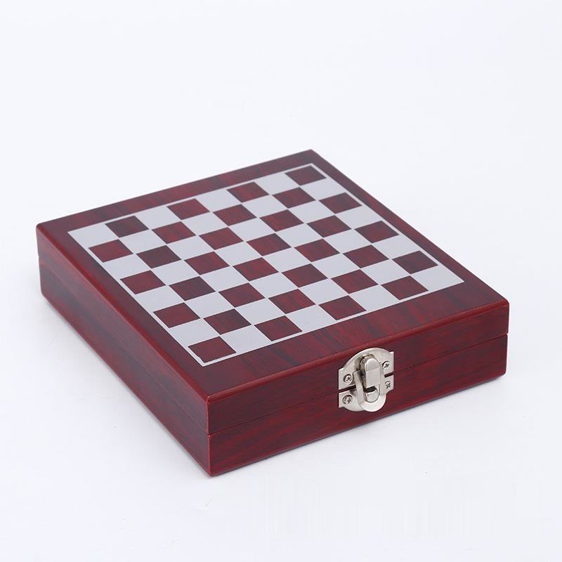 Wine Opener and Stopper Set with Chess and Gift Box