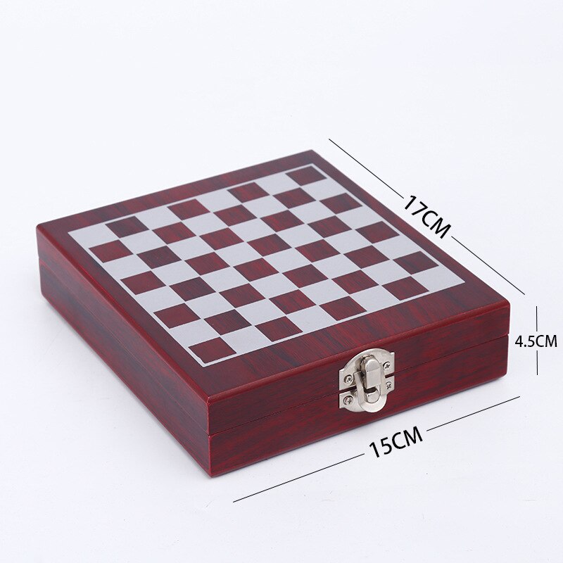 Wine Opener and Stopper Set with Chess and Gift Box